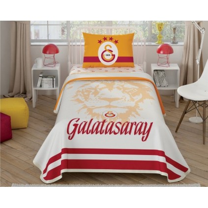Taç Lisans Desen Pike Takımı Galatasaray Aslan Logo Tek Kişilik
